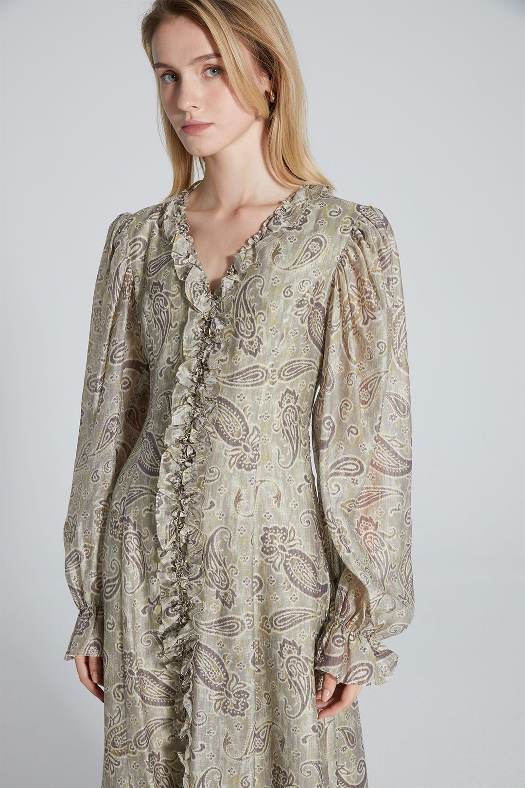 Chynna Retro Paisley Dress