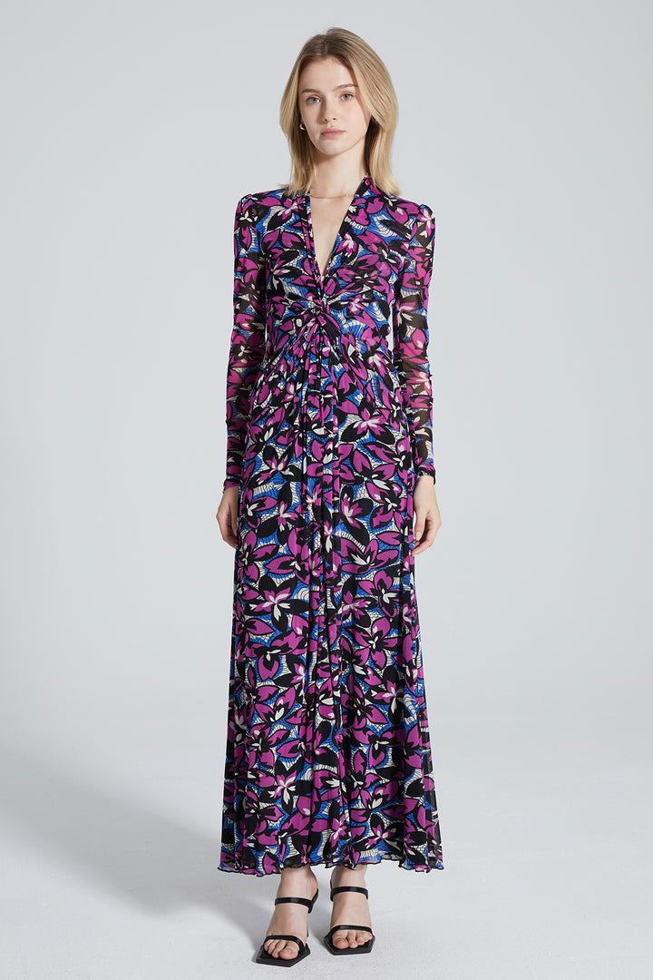 Bethany Print Maxi Dress