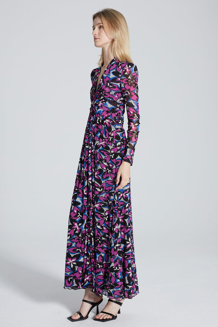 Bethany Print Maxi Dress