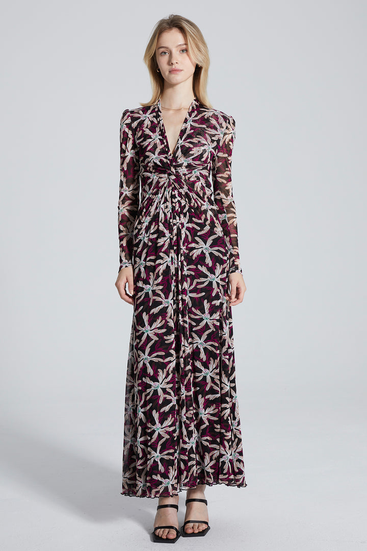 Bethany Print Maxi Dress