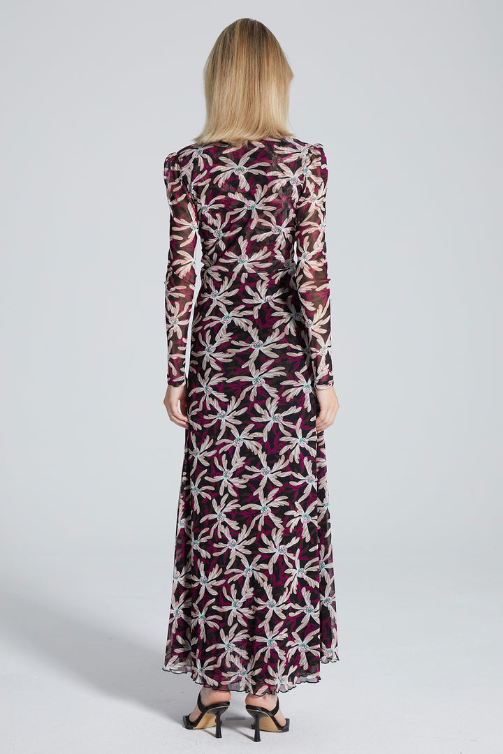 Bethany Print Maxi Dress