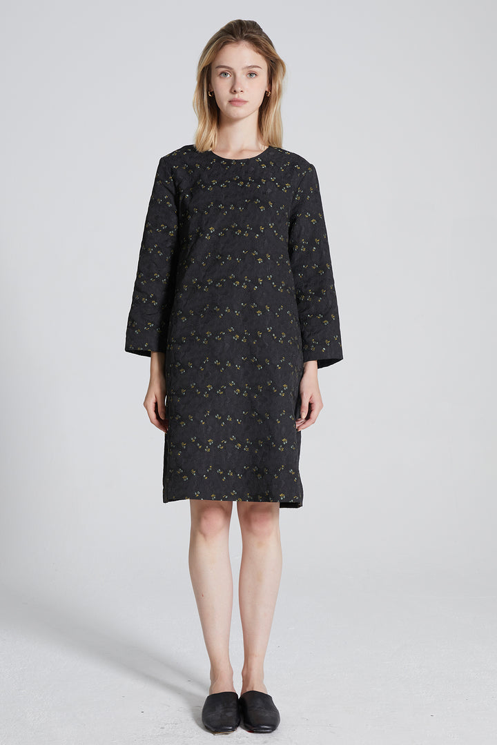 Nicky Long Sleeve Embroidered Dress