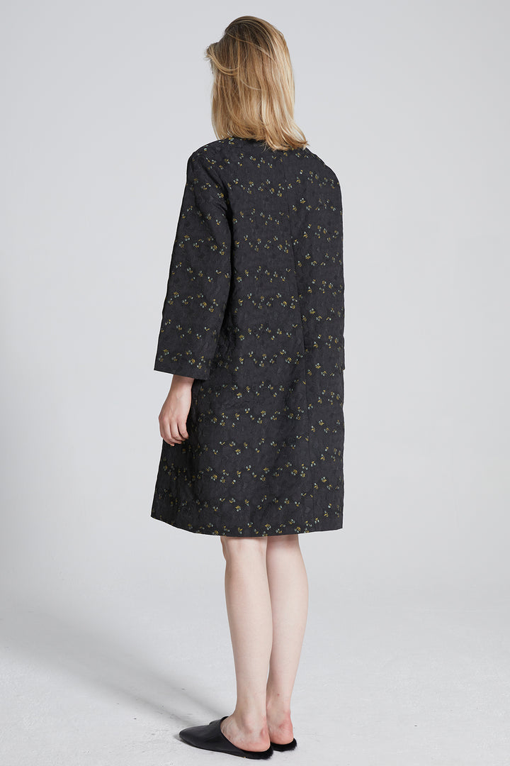 Nicky Long Sleeve Embroidered Dress