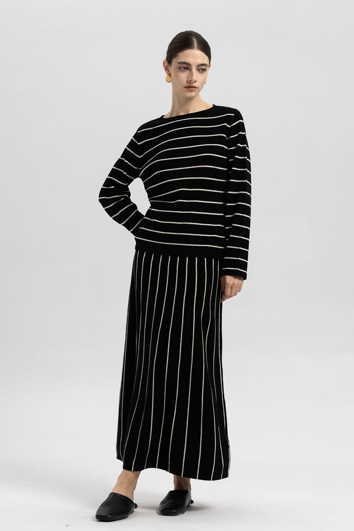 Alba Classic Stripe Wool Set