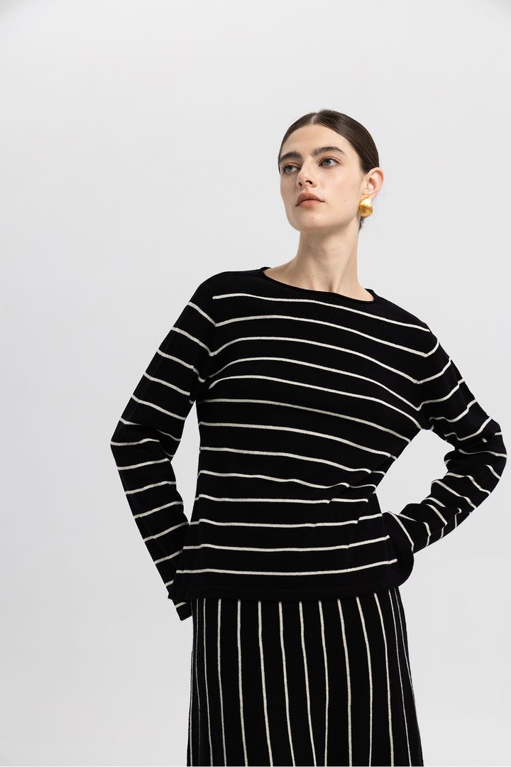 Alba Classic Stripe Wool Set