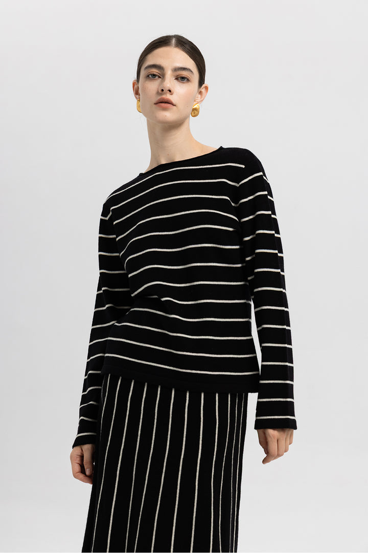 Alba Classic Stripe Wool Set