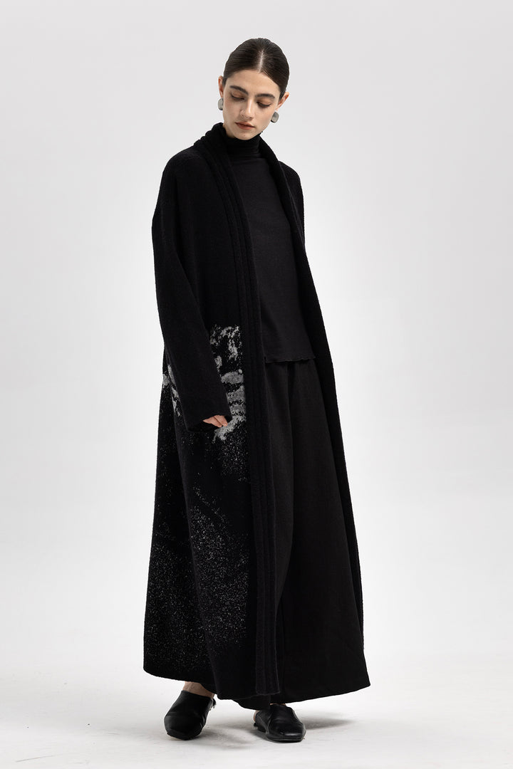 ELISE WOOL DRAPED DUSTER