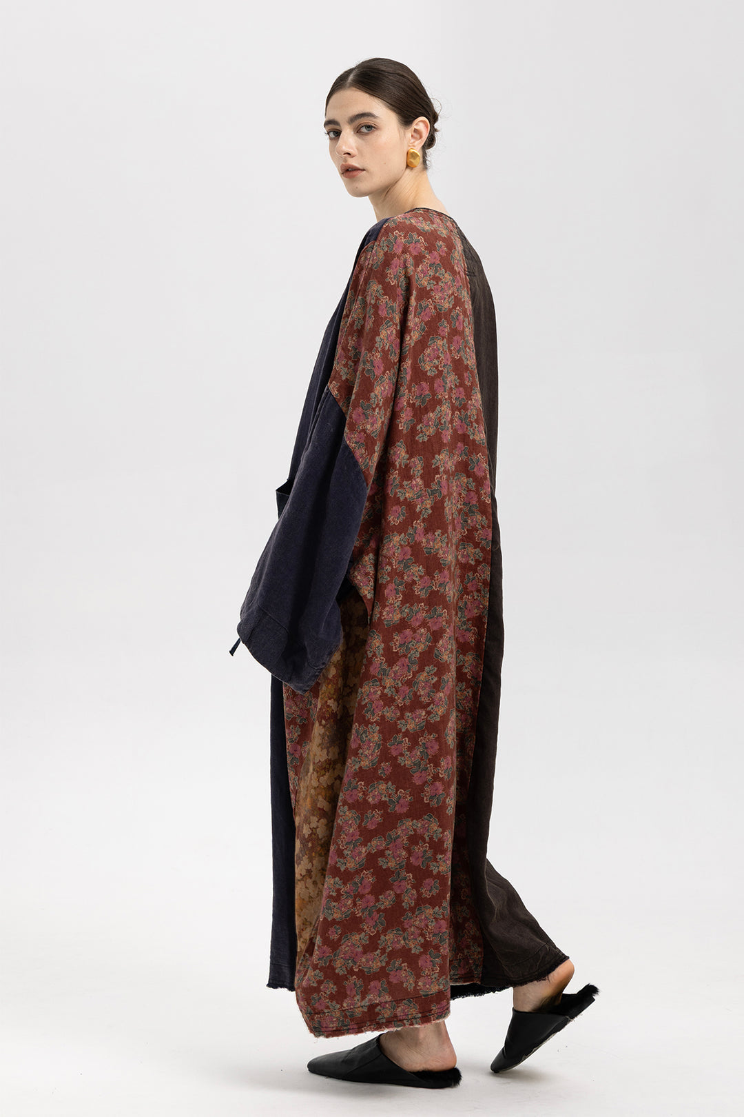 Rhea Bohemian Linen Maxi Dress