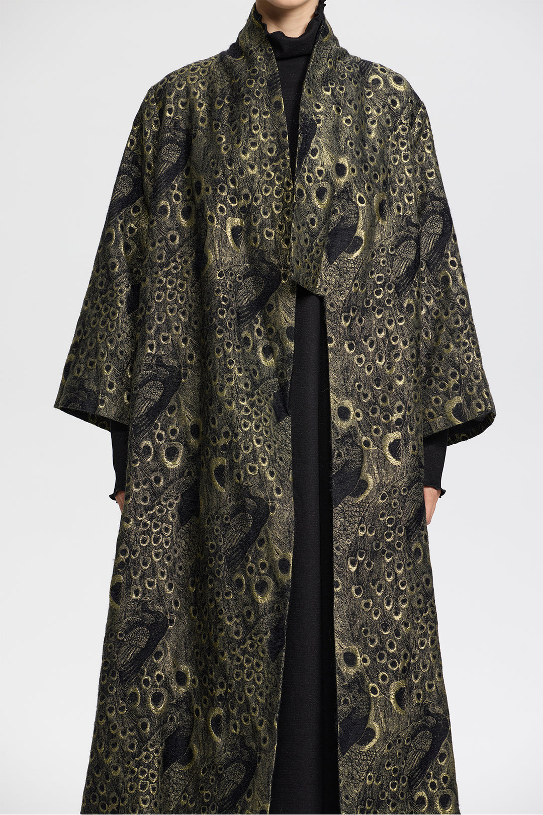 Lysandra Jacquard Long Coat