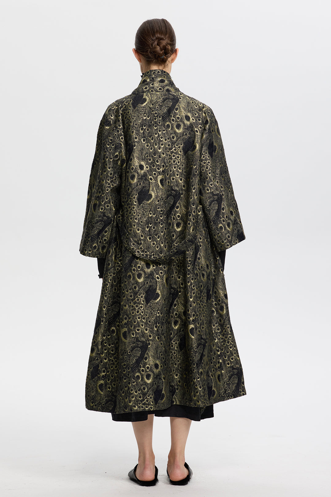 Lysandra Jacquard Long Coat