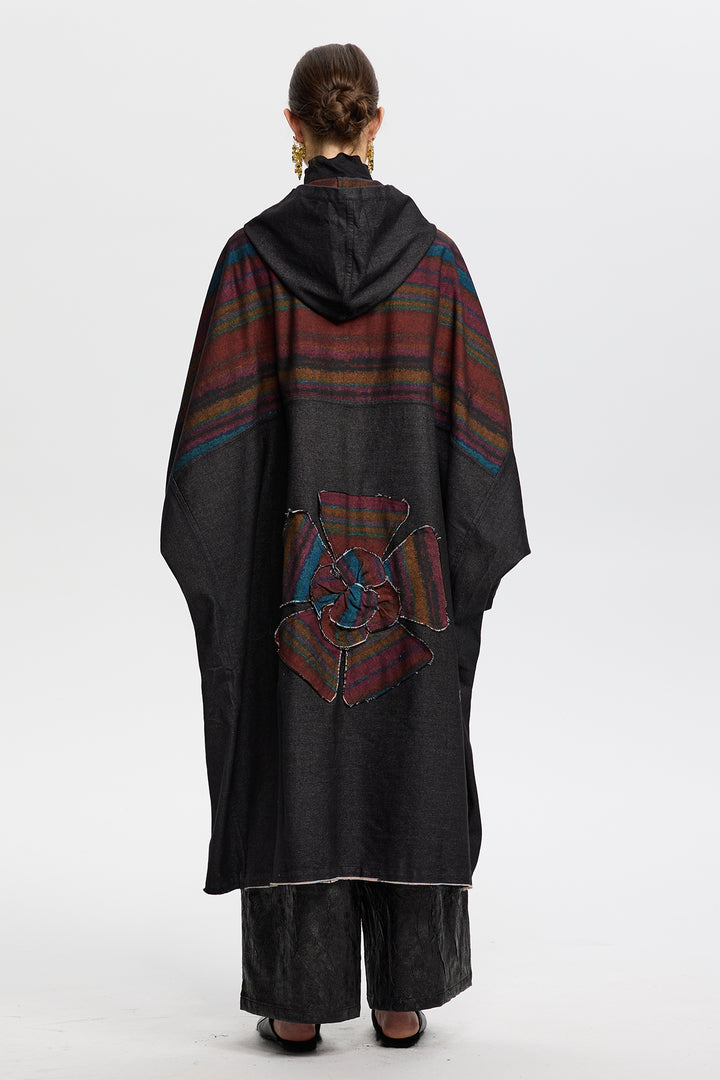 Rowena Vinatge Stripe Denim Coat