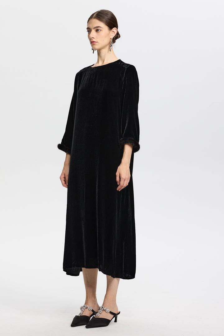 Irene Velvet Dress