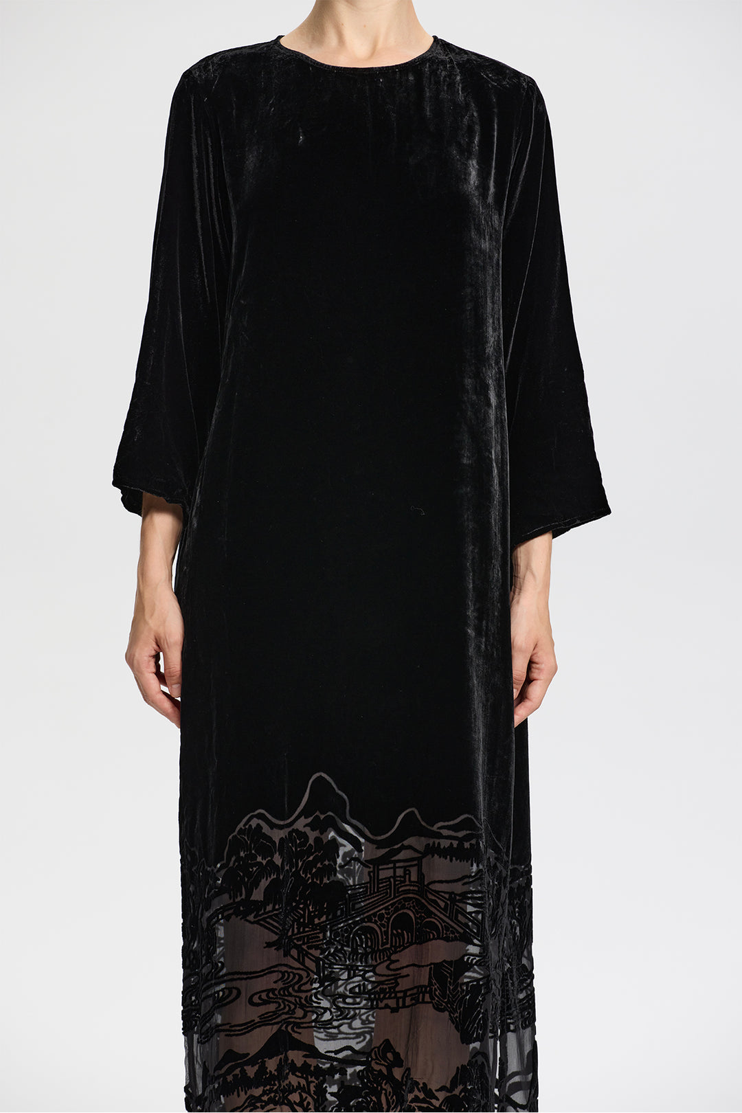 Clarisse Retro Velvet Dress
