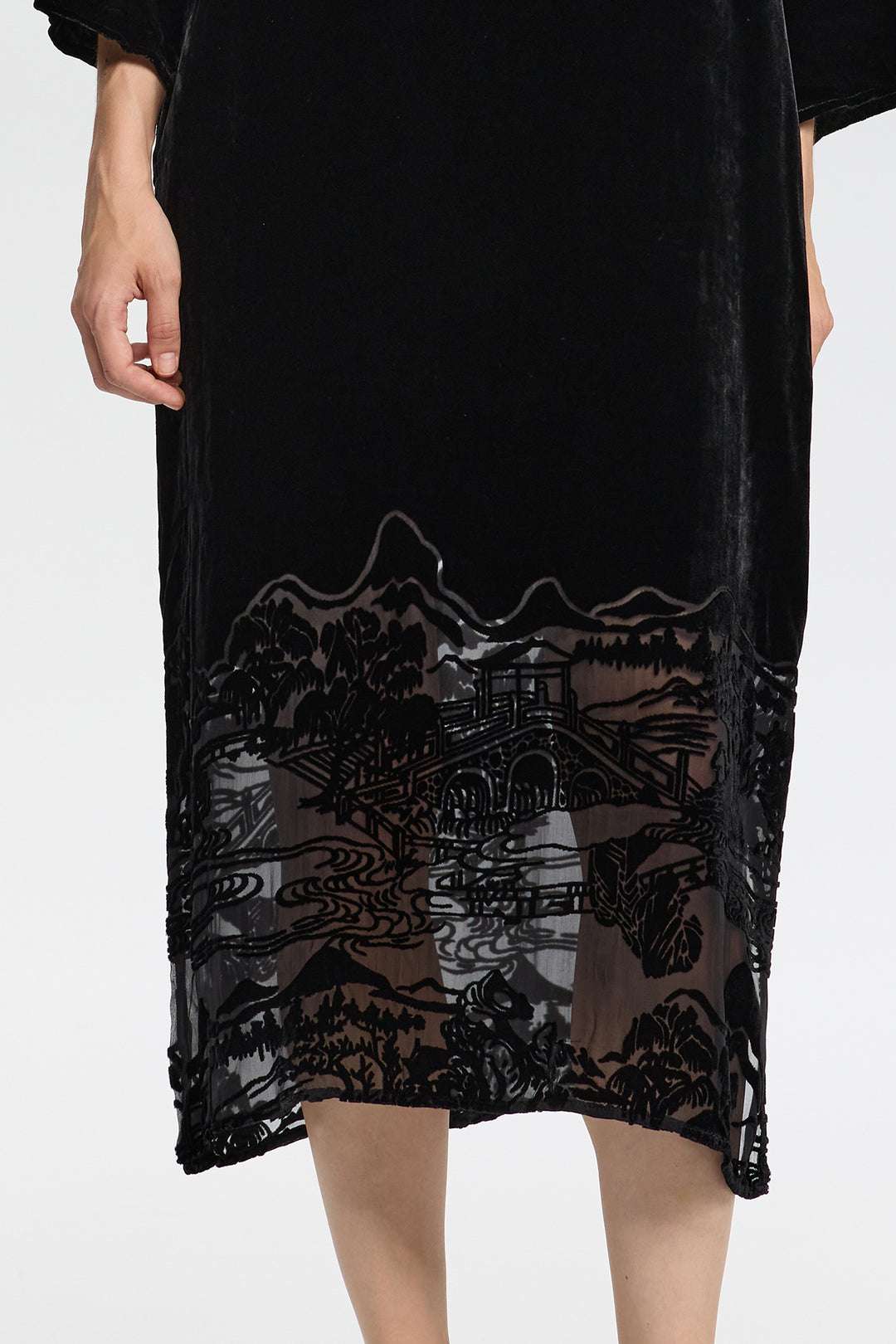 Clarisse Retro Velvet Dress