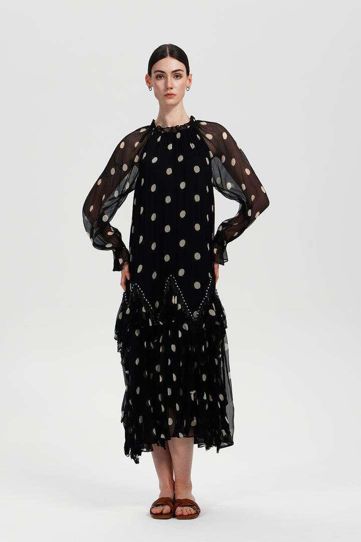 Avianne Midnight Dot Dress