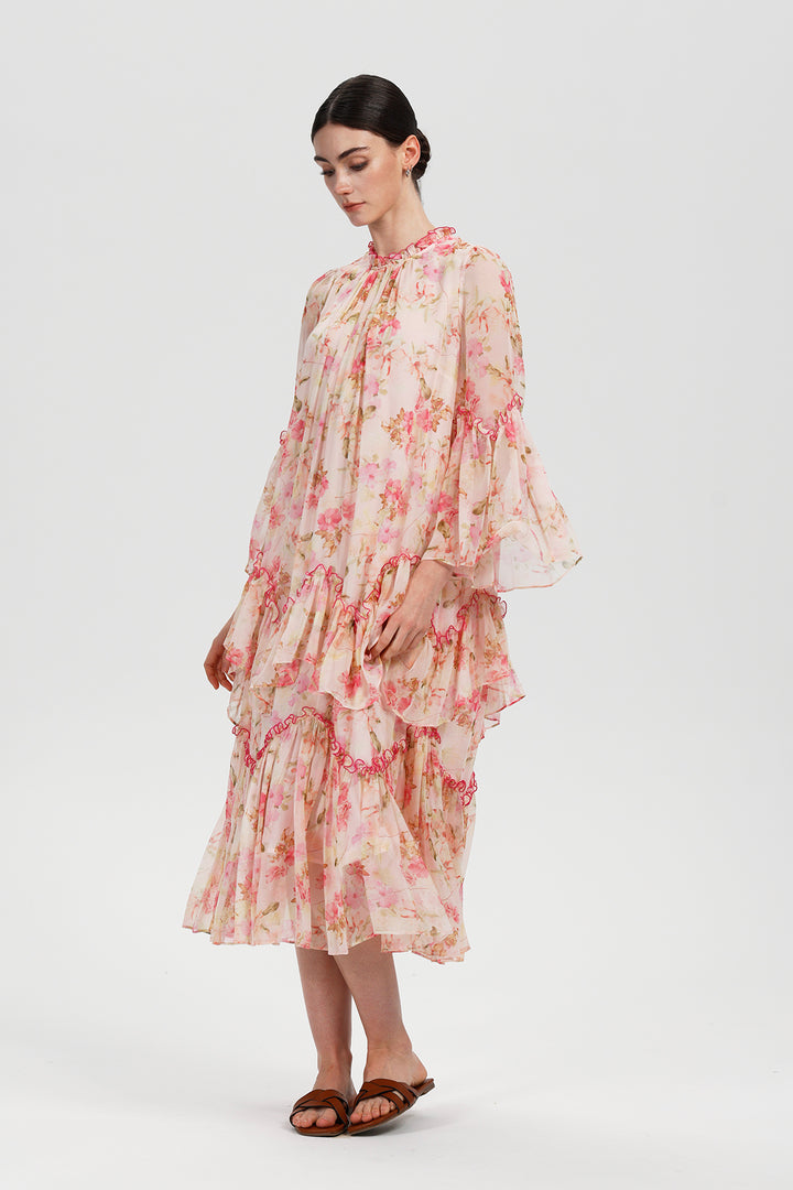 Violette Ruffle Bloom Dress