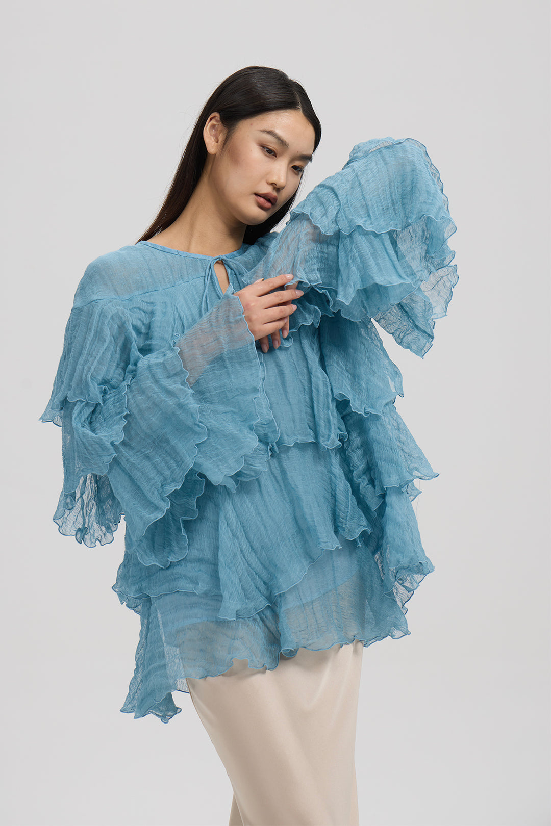 Nerine Ruffle Blouse