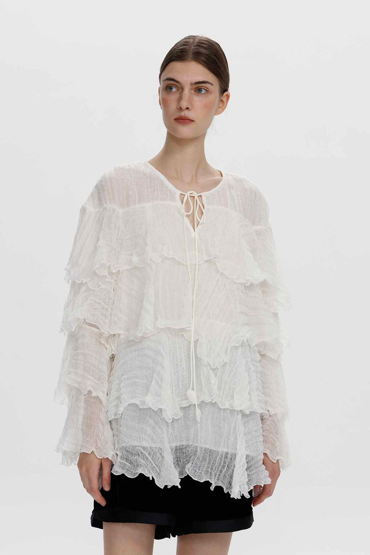 Nerine Ruffle Blouse