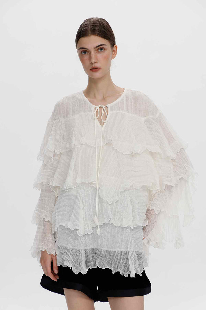 Nerine Ruffle Blouse