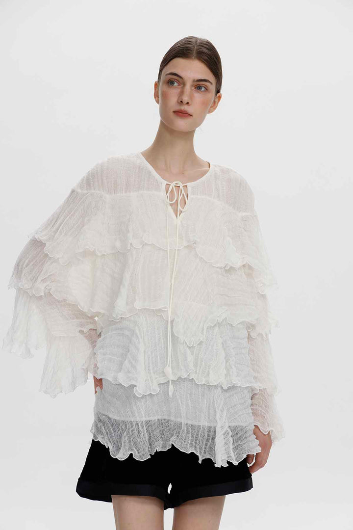 Nerine Ruffle Blouse