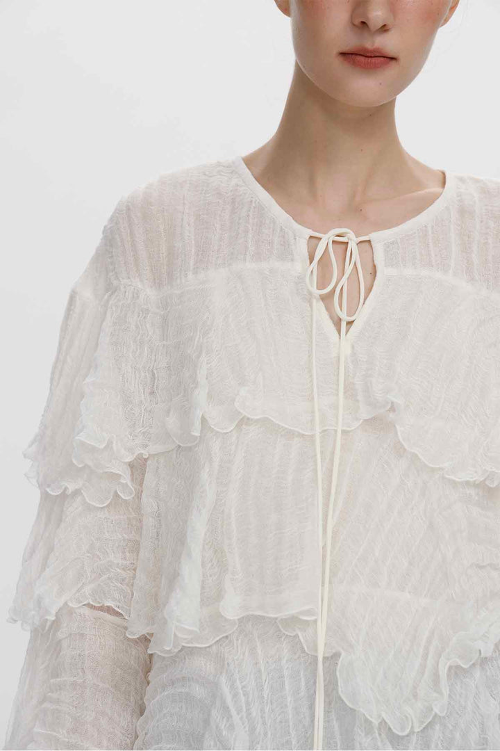 Nerine Ruffle Blouse