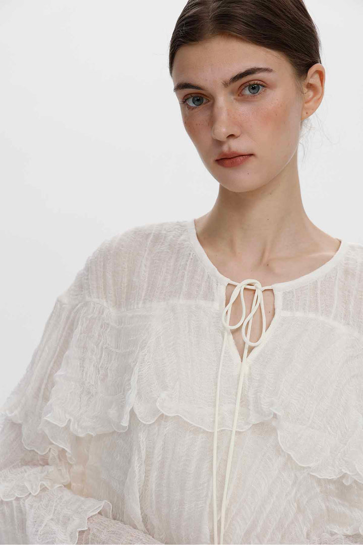 Nerine Ruffle Blouse