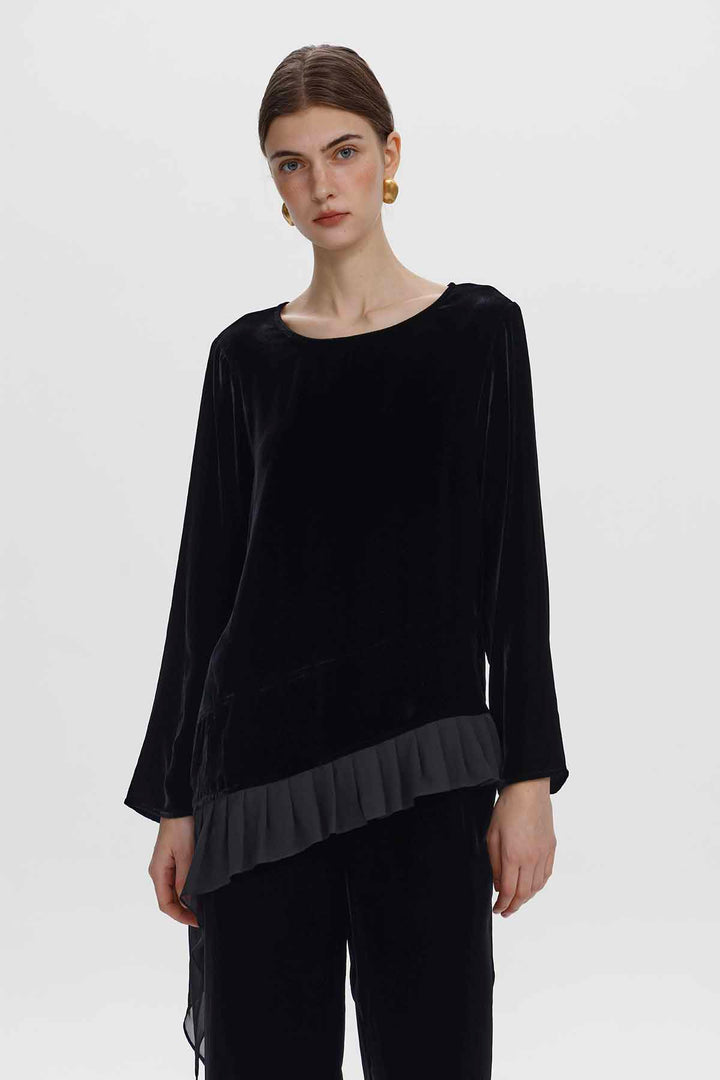 Maya Velvet Blouse
