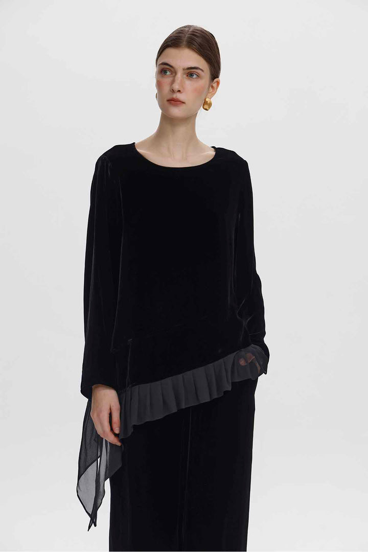 Maya Velvet Blouse