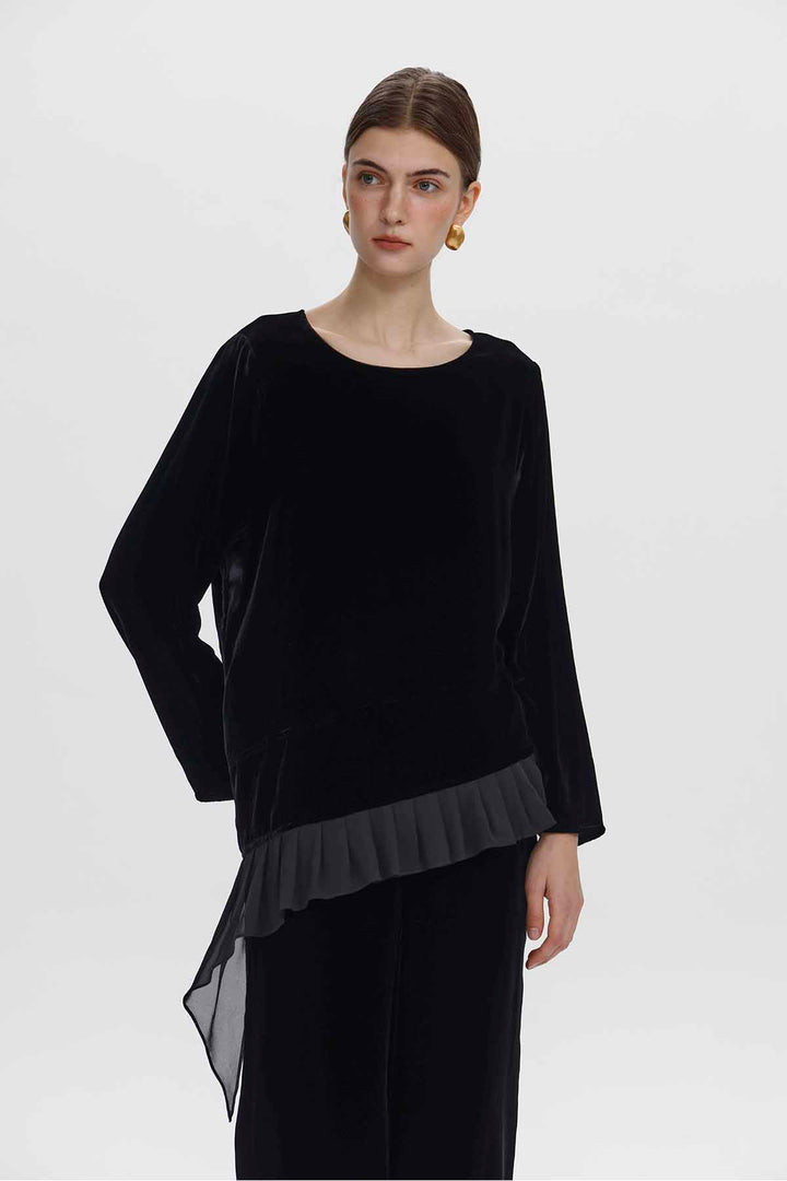 Maya Velvet Blouse