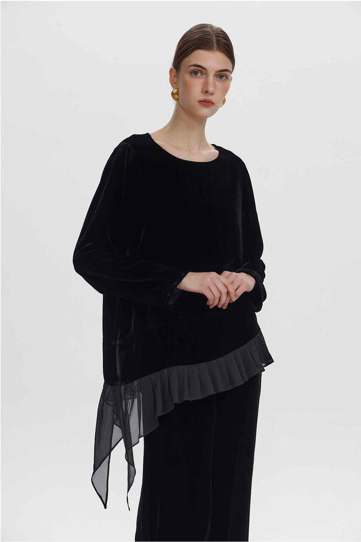 Maya Velvet Blouse