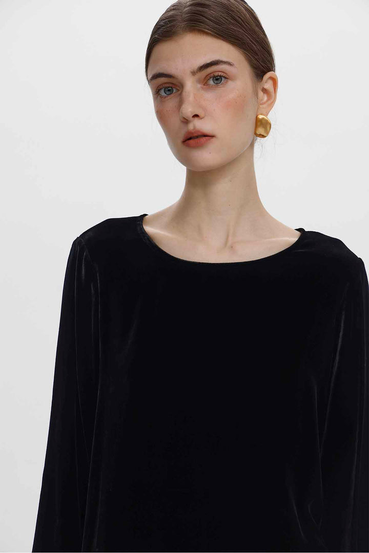 Maya Velvet Blouse