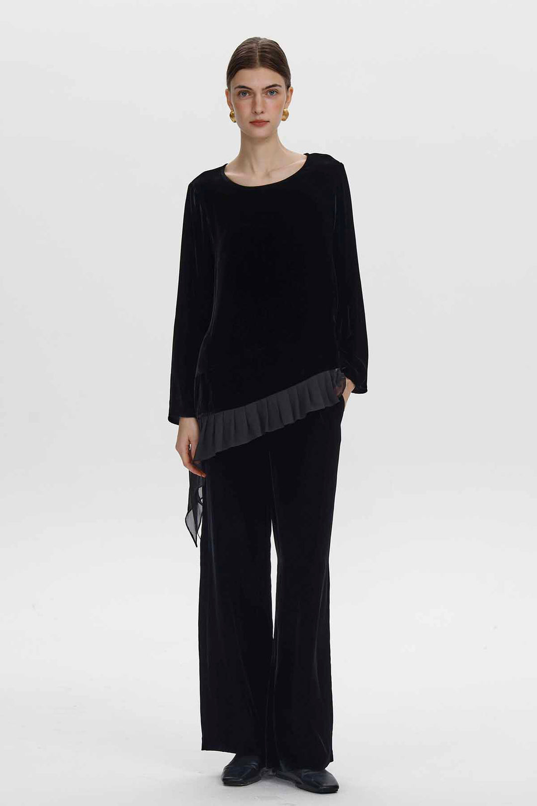 Maya Velvet Blouse
