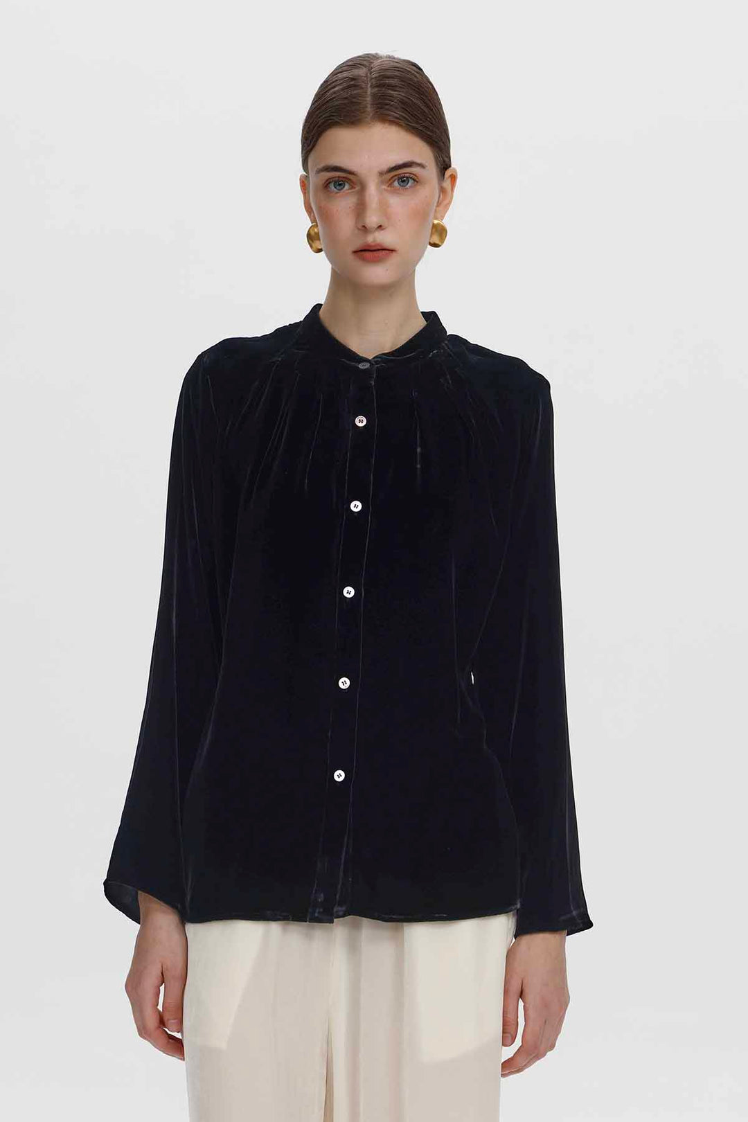 Lillian Velvet Blouse