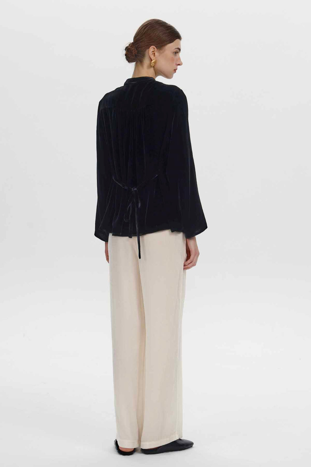 Lillian Velvet Blouse