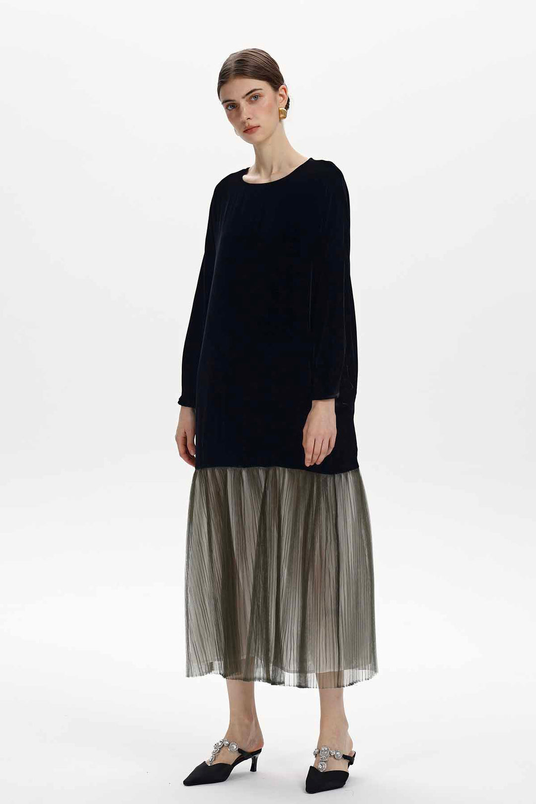 Cosima Velvet Dress
