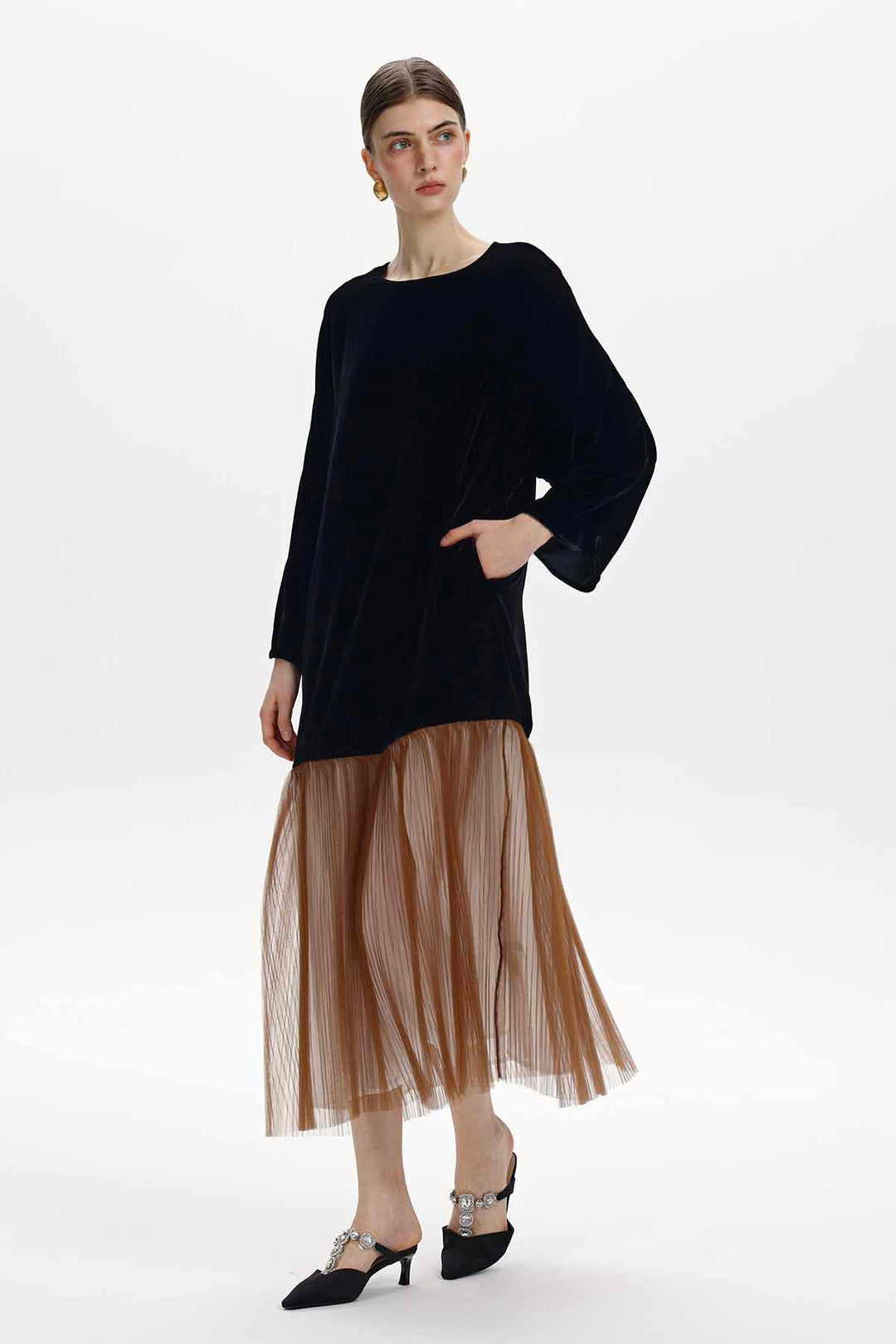 Cosima Velvet Dress