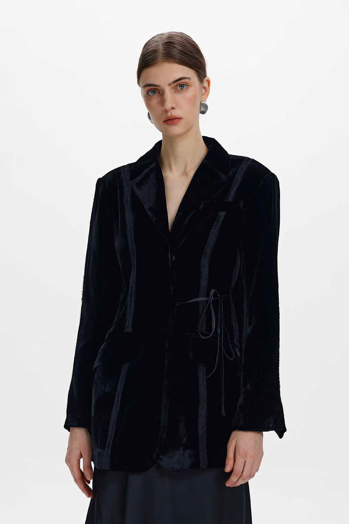 Siena Velvet Tailored Blazer
