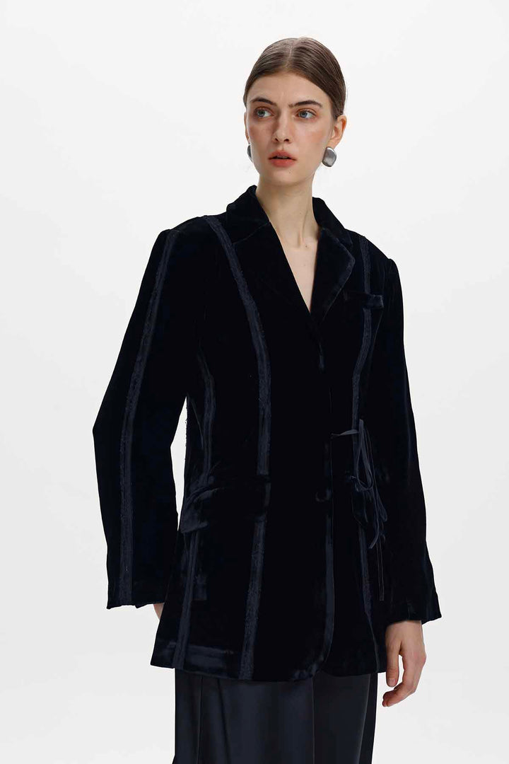 Siena Velvet Tailored Blazer