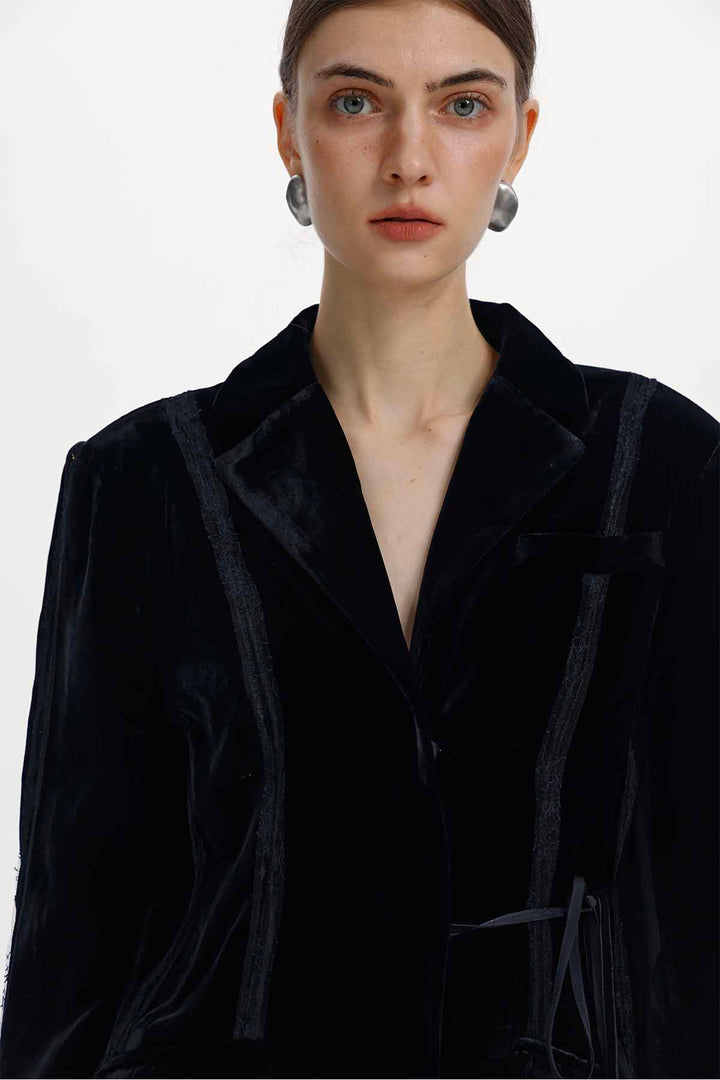 Siena Velvet Tailored Blazer
