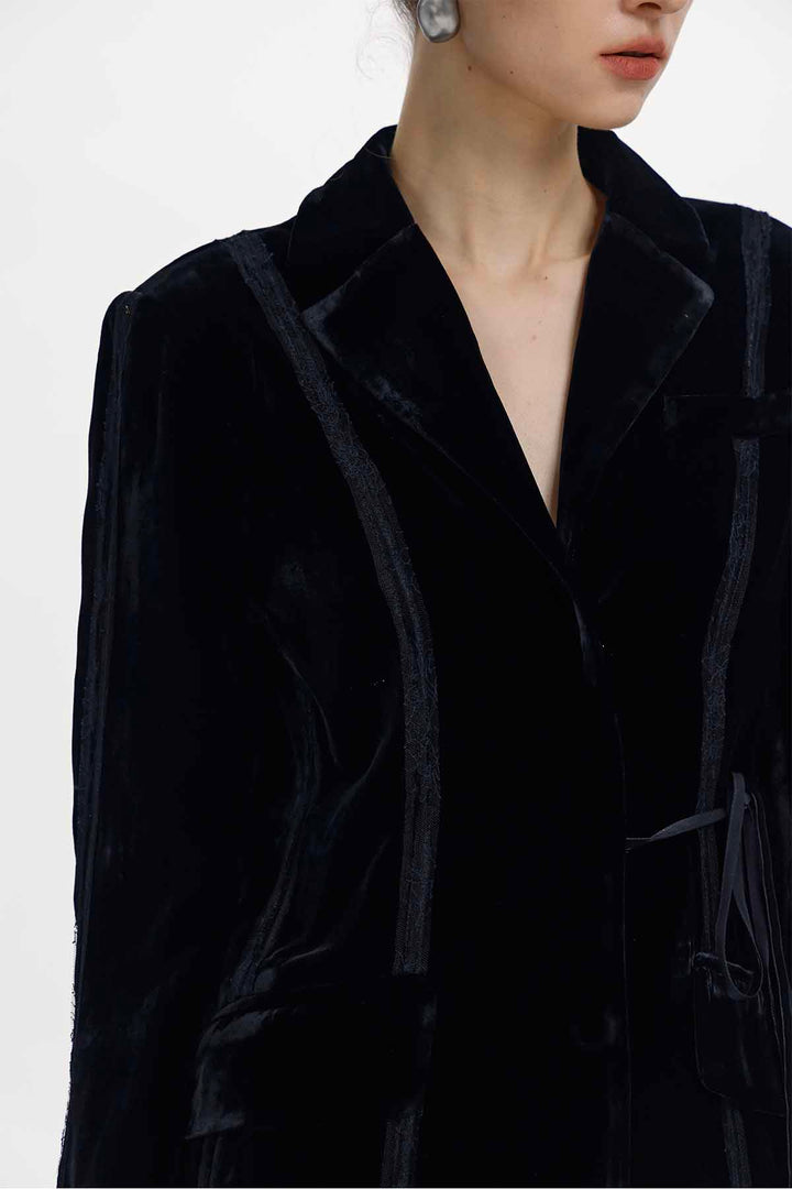 Siena Velvet Tailored Blazer