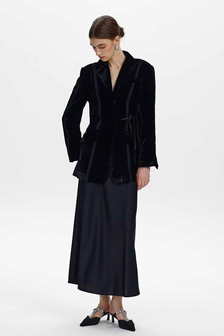 Siena Velvet Tailored Blazer
