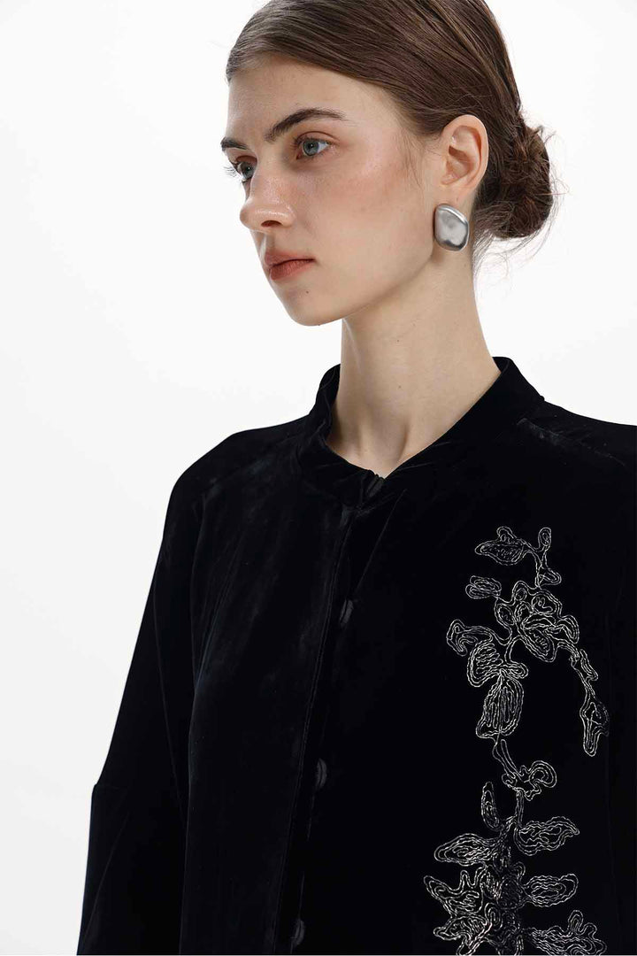 Zora Velvet Coat