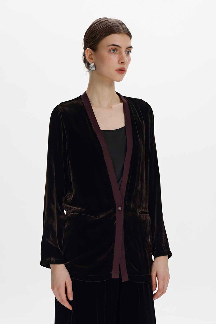 Veda Velvet Blouse
