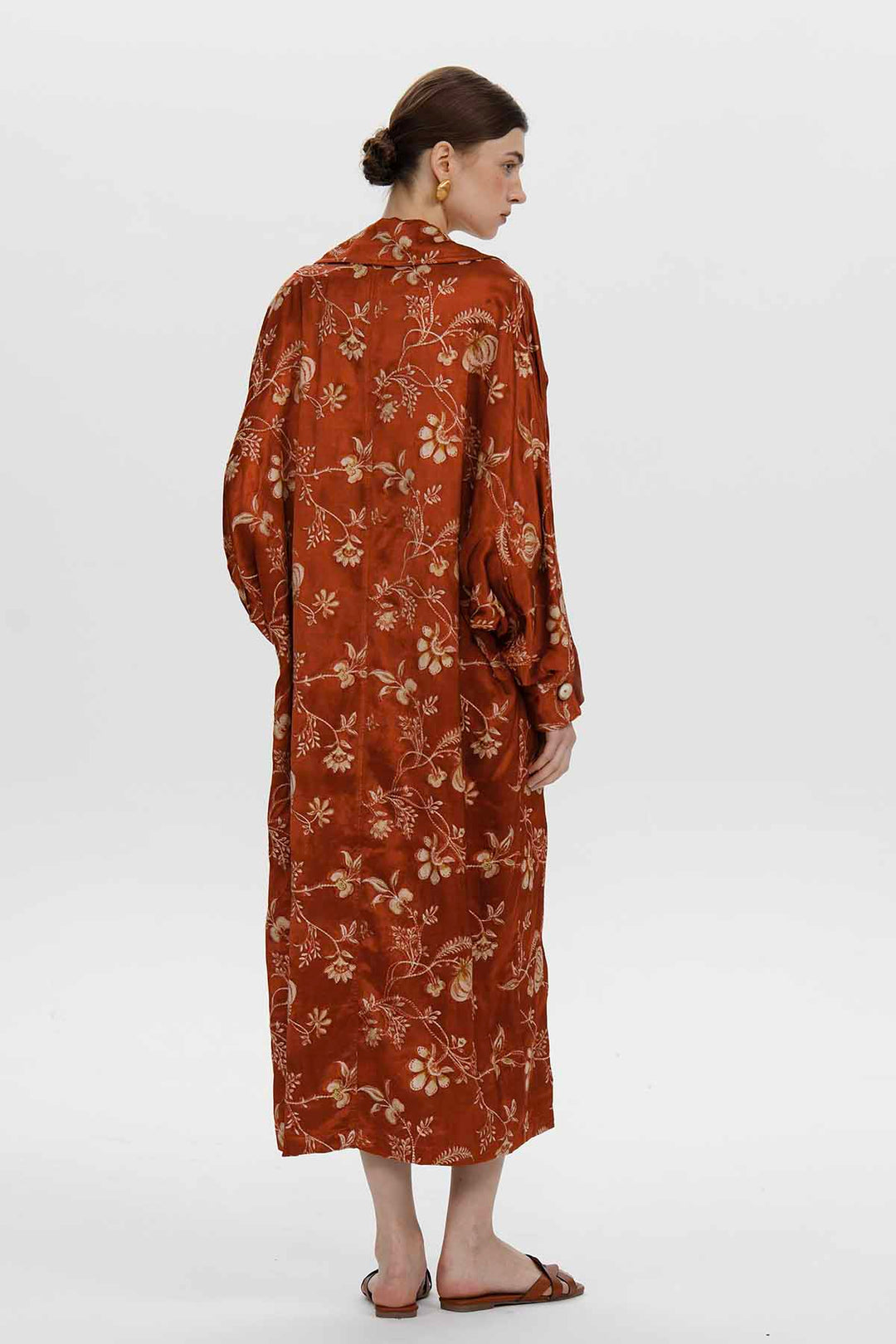 Renata Floral Trench Coat