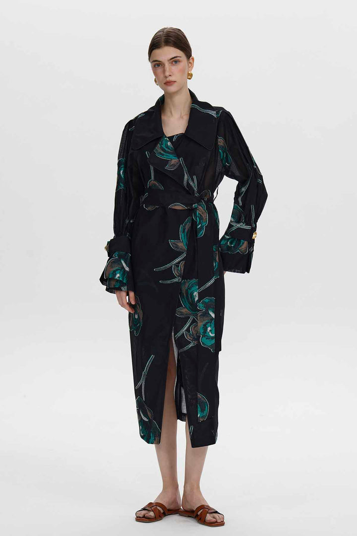 Simone Embroidered Coat