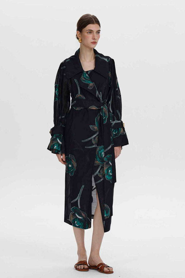 Simone Embroidered Coat