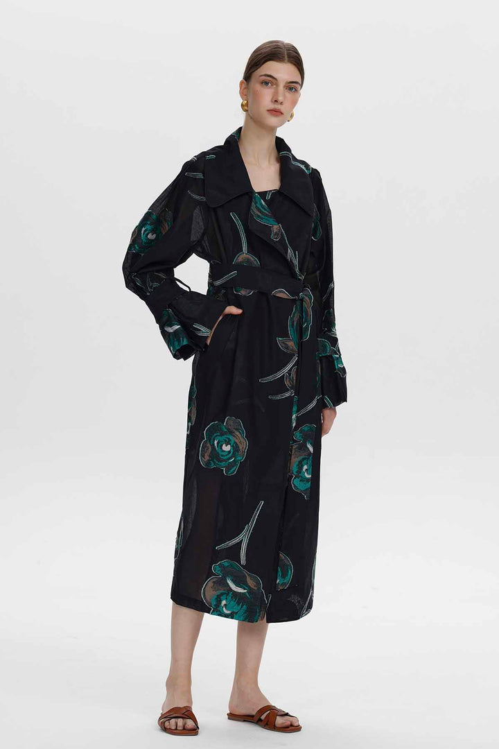 Simone Embroidered Coat