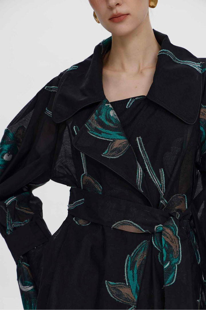Simone Embroidered Coat