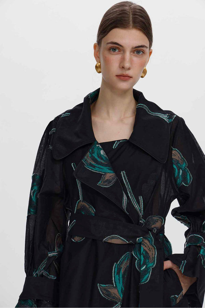 Simone Embroidered Coat