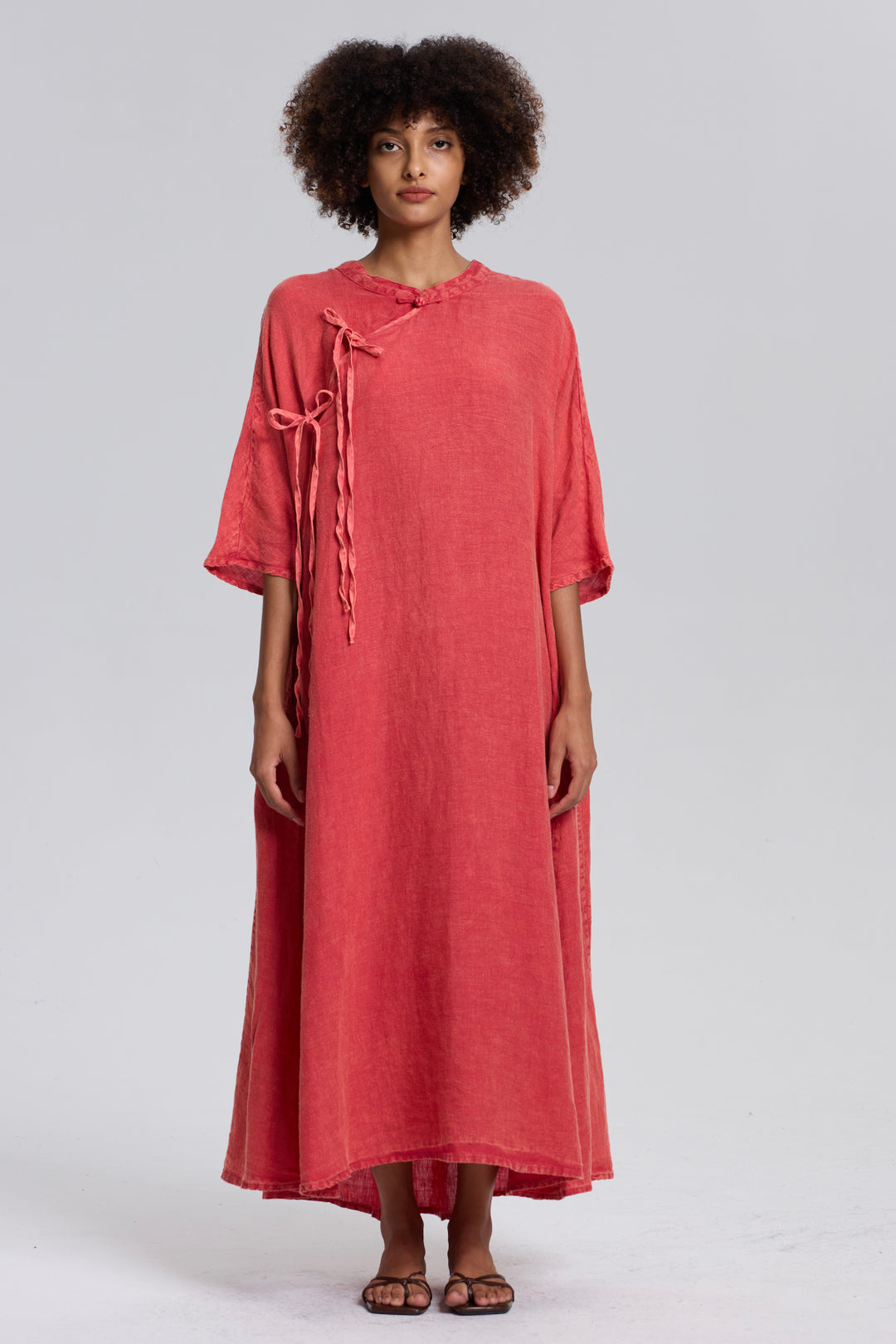 Edda Linen Maxi Dress